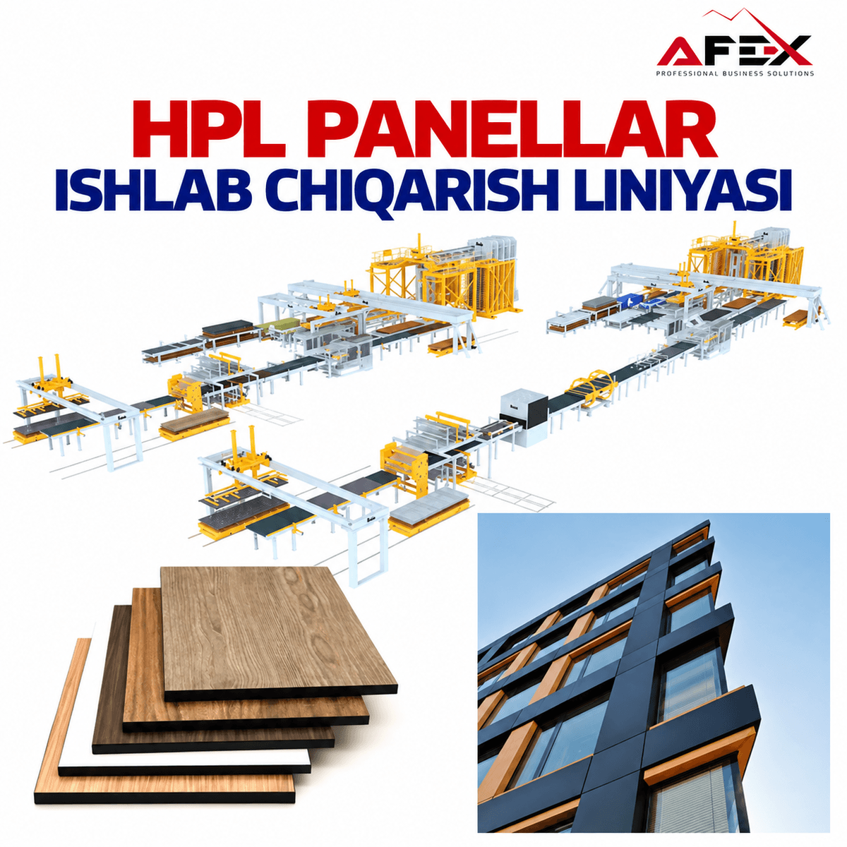 Хати истеҳсоли панелҳои HPL
