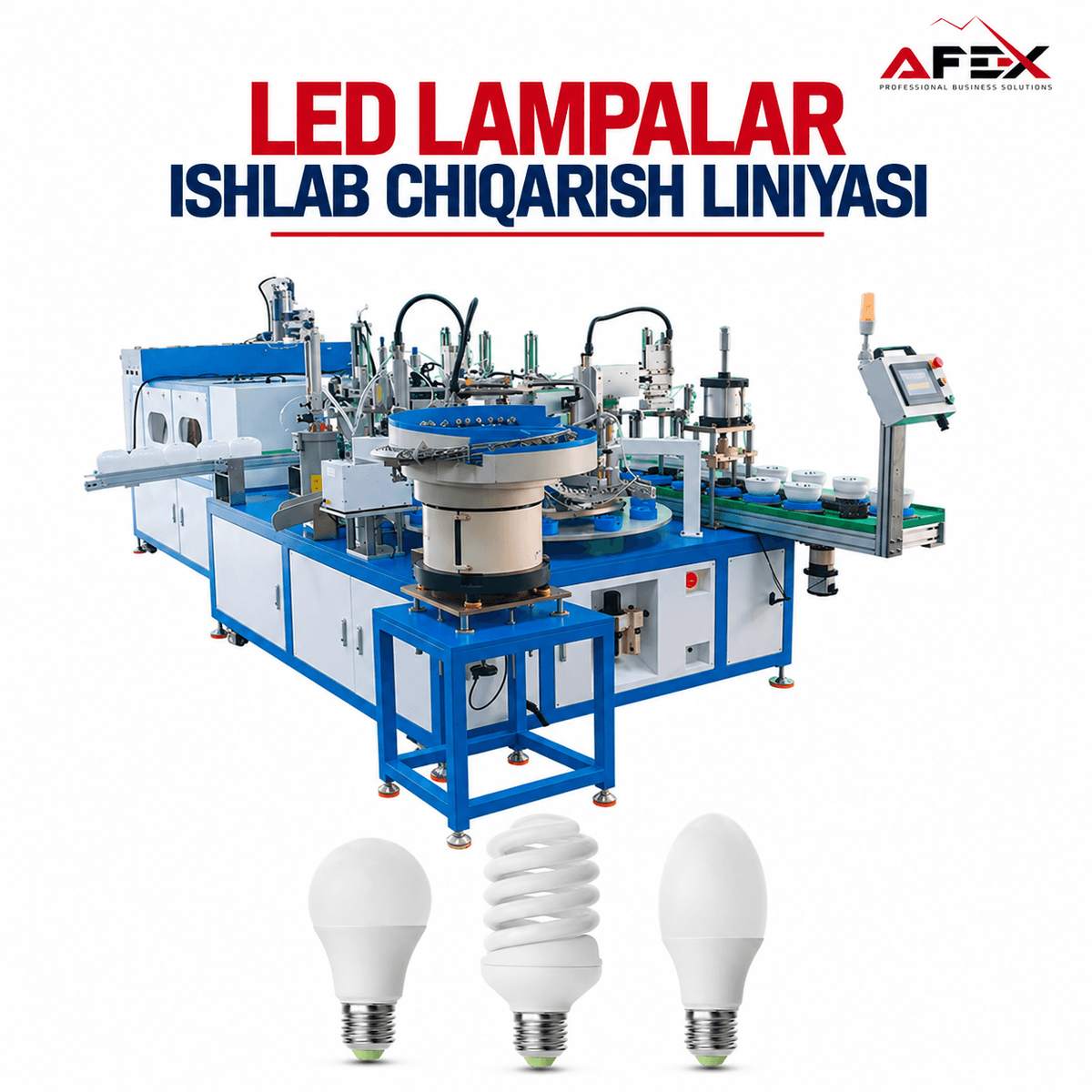 LED шамдарын өндіру желісі