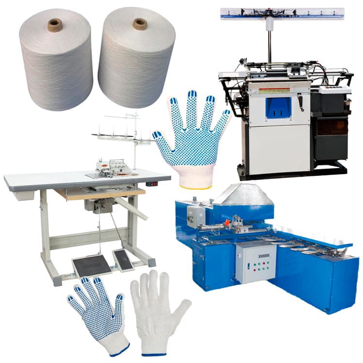 Production line of household gloves AF-L009