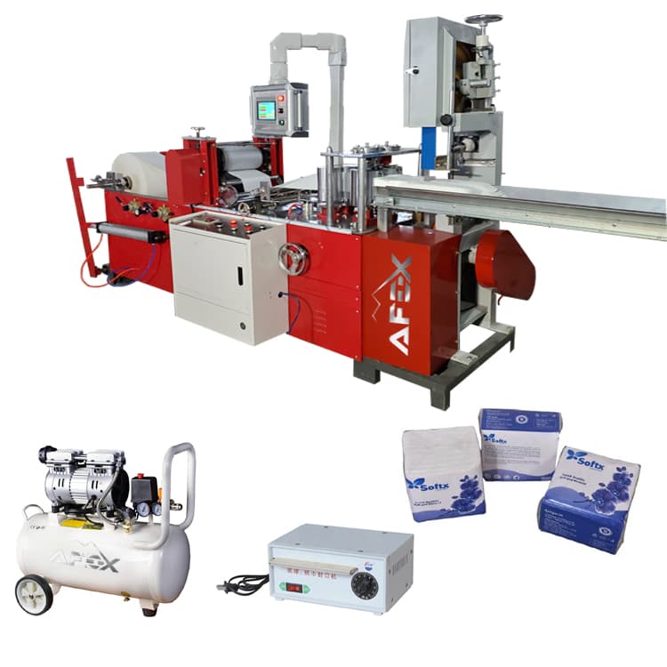 Automatic paper napkin production equipment (with touch control panel) AF-B002
