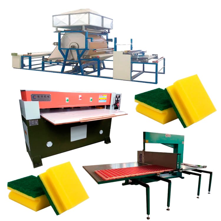 Kitchen sponge production line — Image 1 / 6