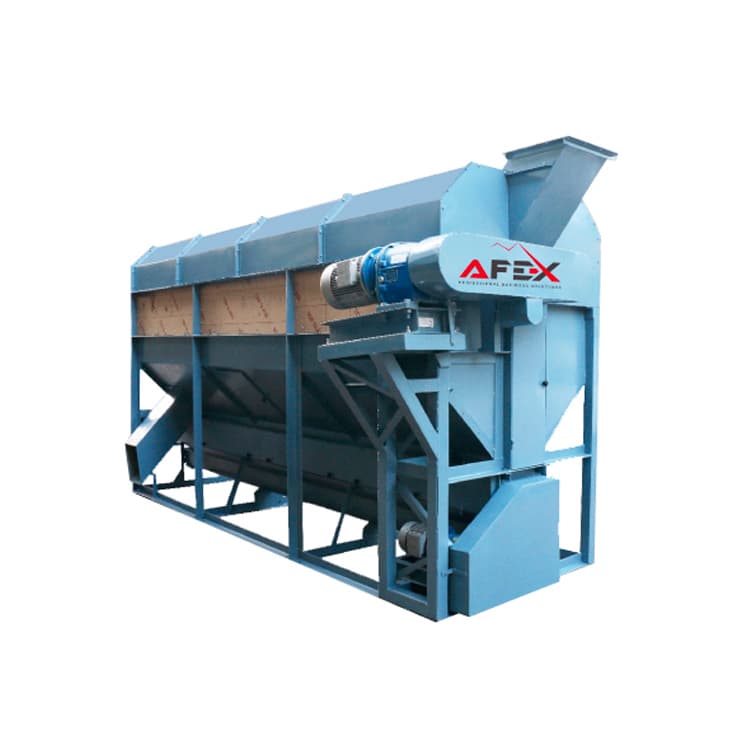 2-stage separator that separates the husk (shulkha) and core of the seed