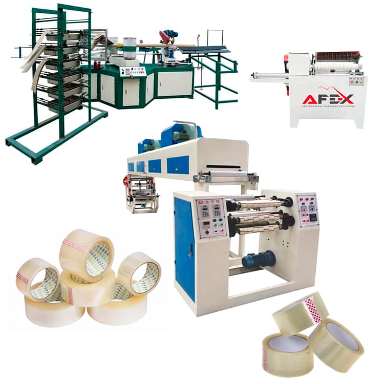 Adhesive tape (scotch tape) production line — Image 1 / 11