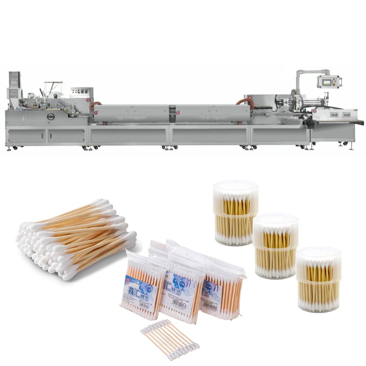 Ear cleaning stick production line