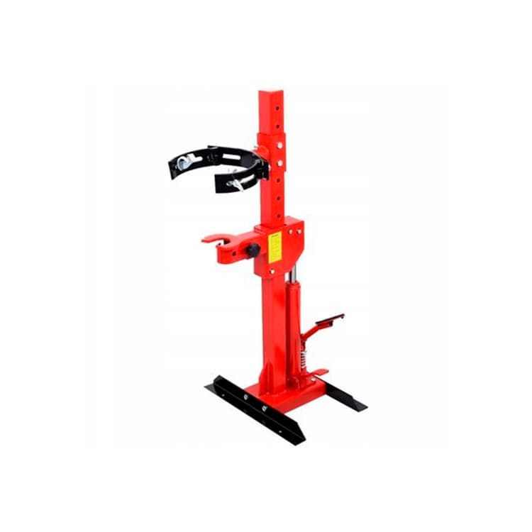Device for fastening the spring to the shock absorber