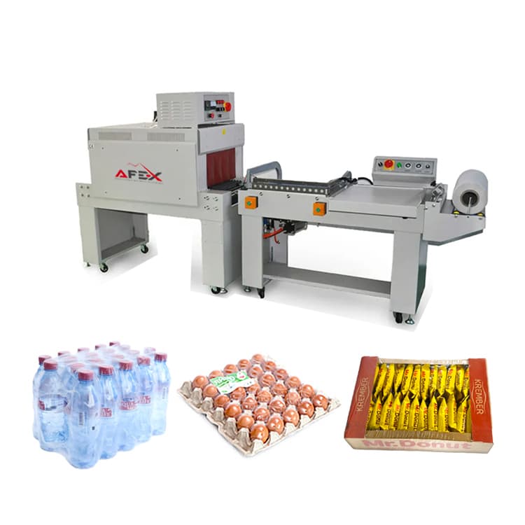 L-shaped cutting and thermo-packing semi-automatic equipment