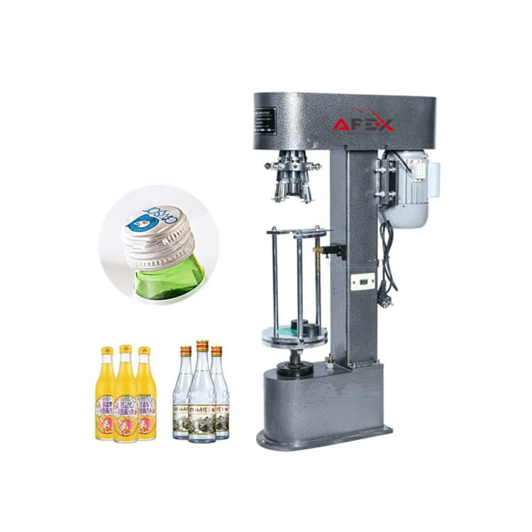 Capping equipment for glass containers