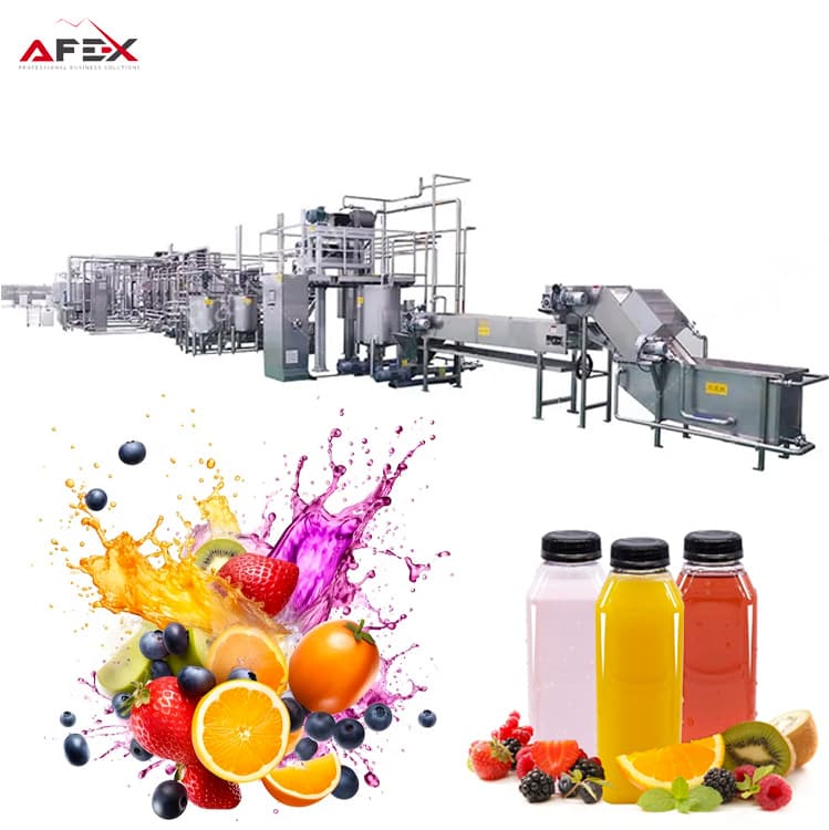 Concentrated juice production line