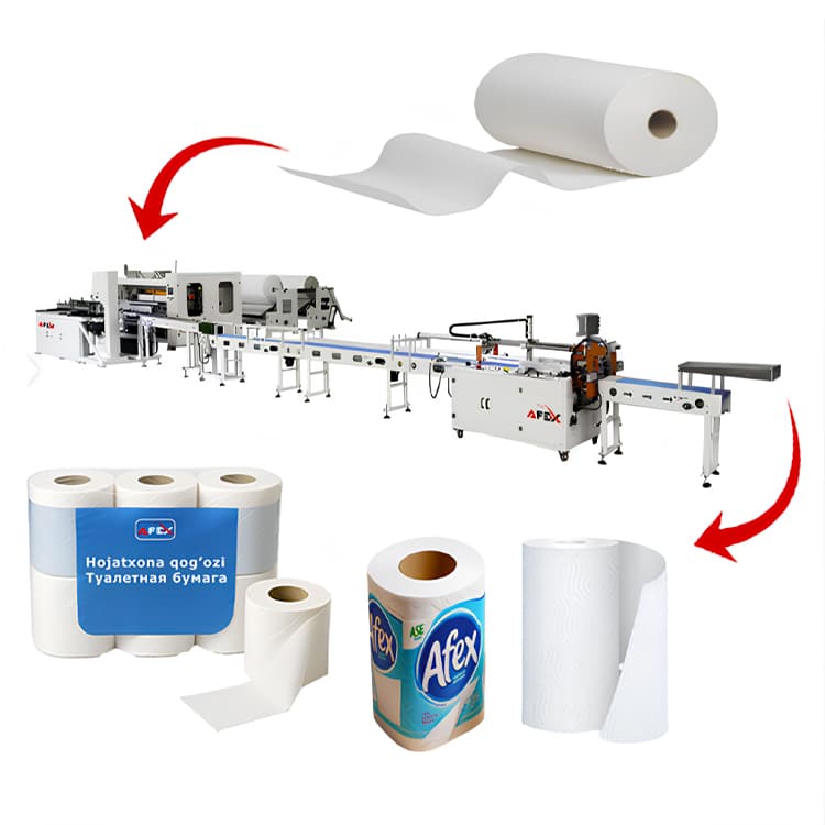 High-Speed Automatic Toilet Paper Production Line