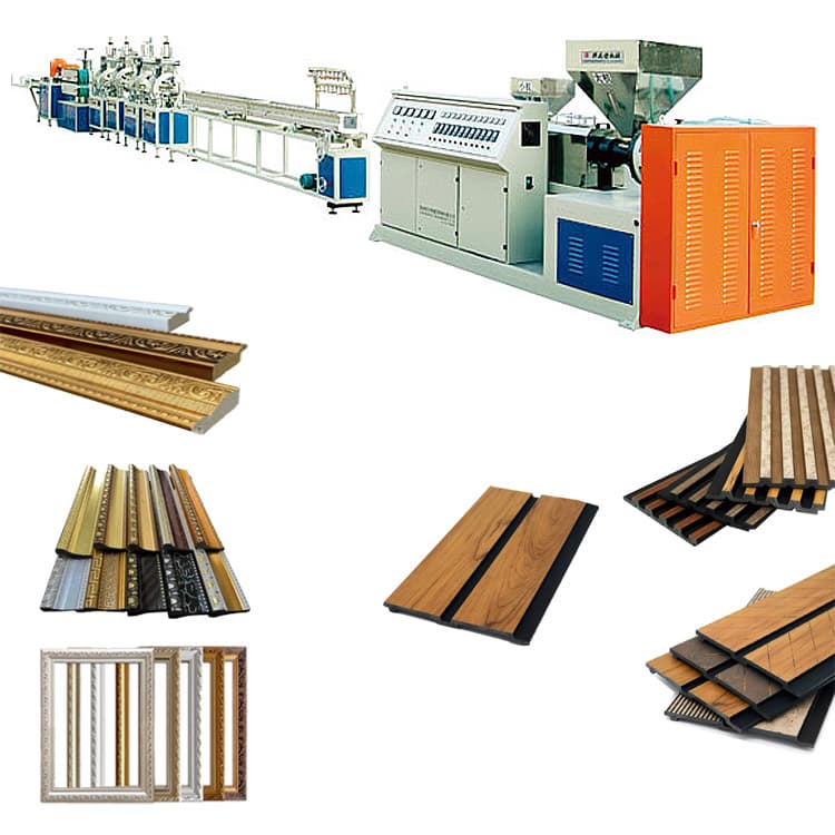 Decorative PS (polystyrene) panels and baguette production line