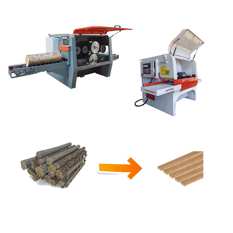 Wood slat production line