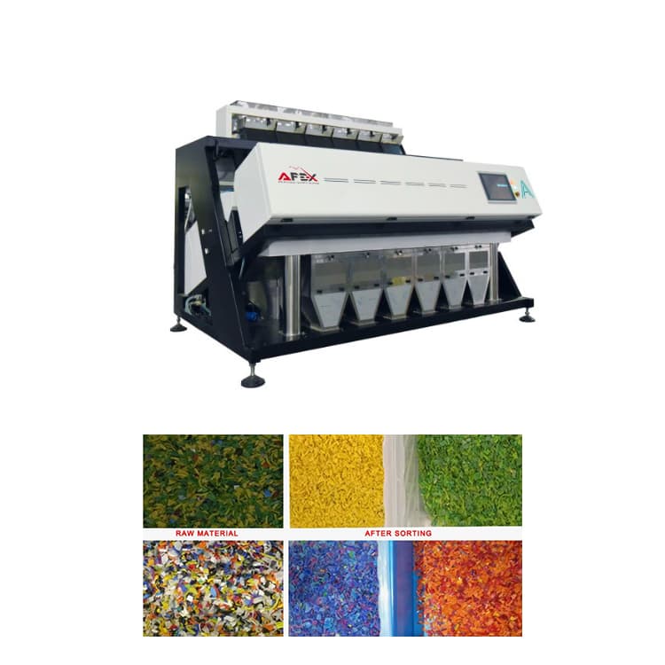 Plastic waste laser sorting machine