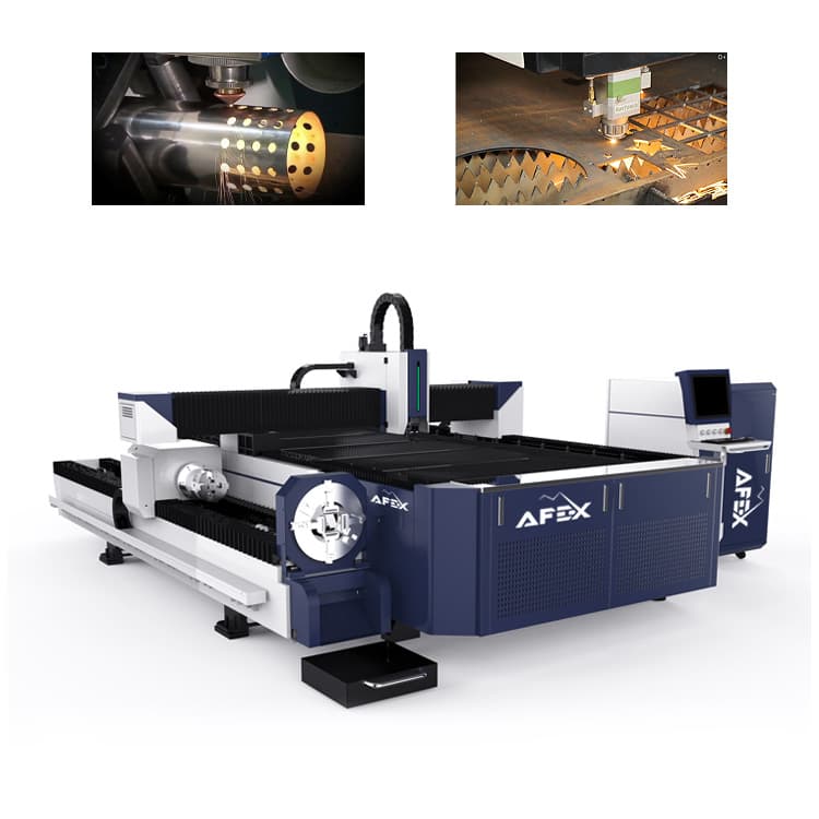 List va truba kesish lazer uskunasi 3KW AFLT-1560