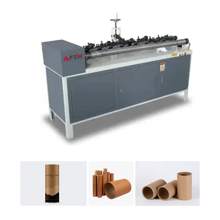 Paper tube cutting machine