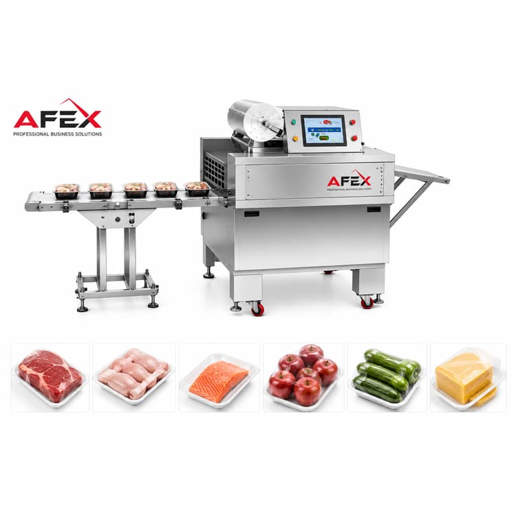 Automatic stretch film wrapping machine