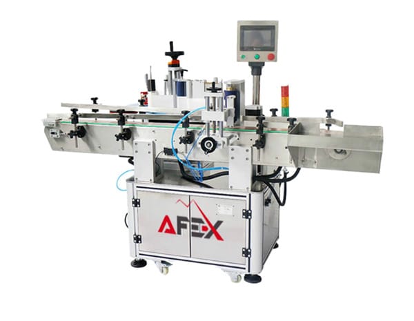 Container labeling machine