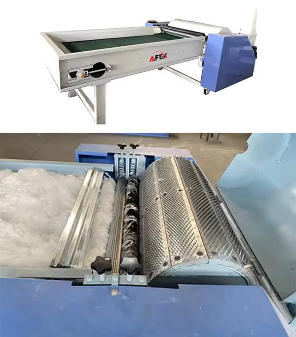 Fiber opening machine