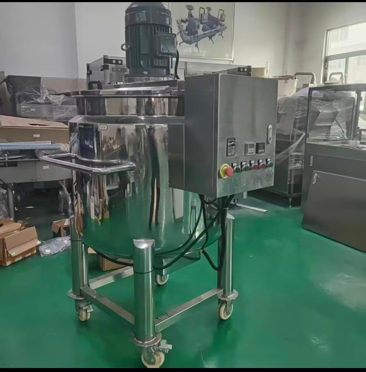 150 L Medicinal Emulsion Preparation and Mixing Tank