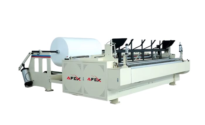 1. Jumbo Roll to Small Roll Rewinding Machine
