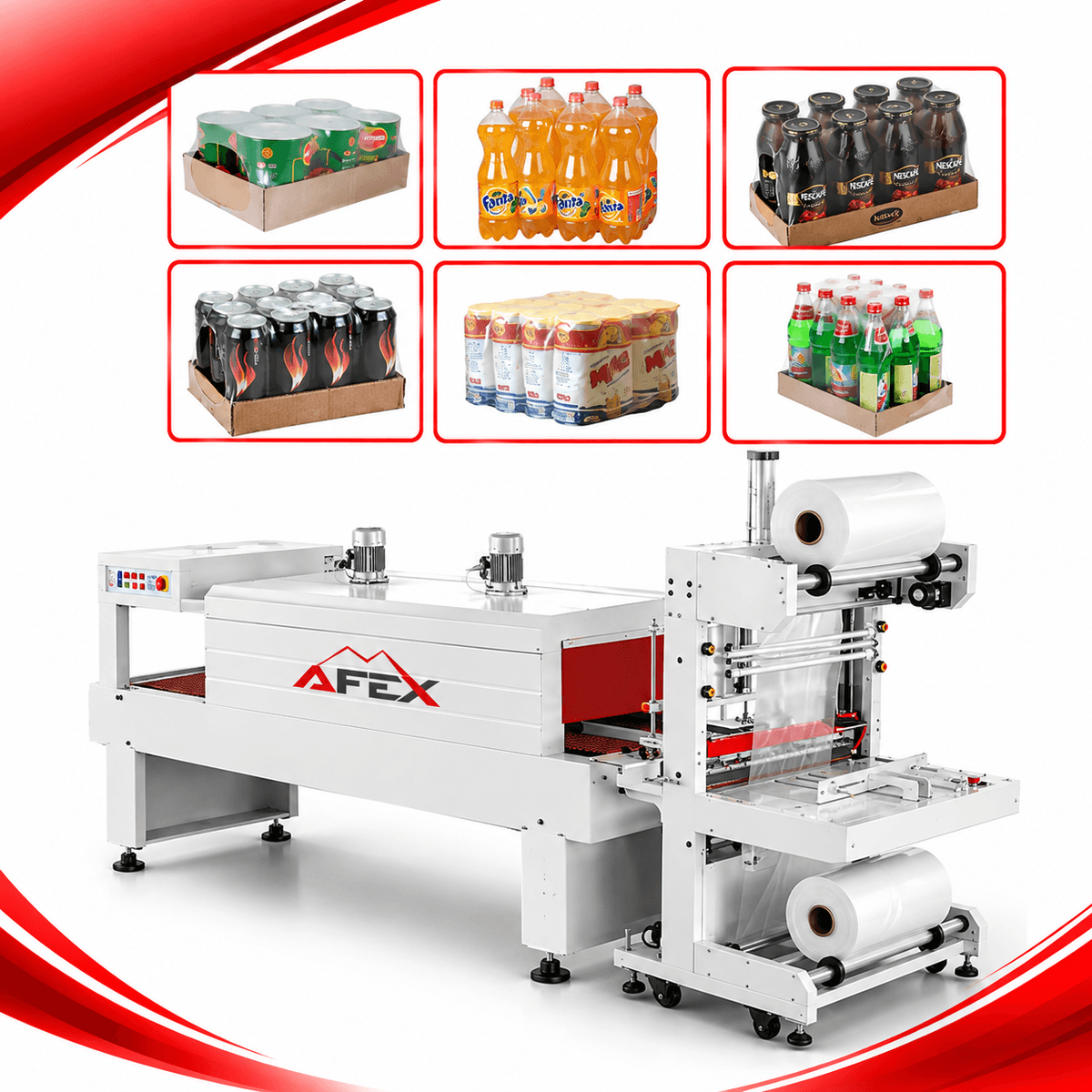 Таҷҳизоти бастабандии гурӯҳии зарфҳои PET AF-TP1-5