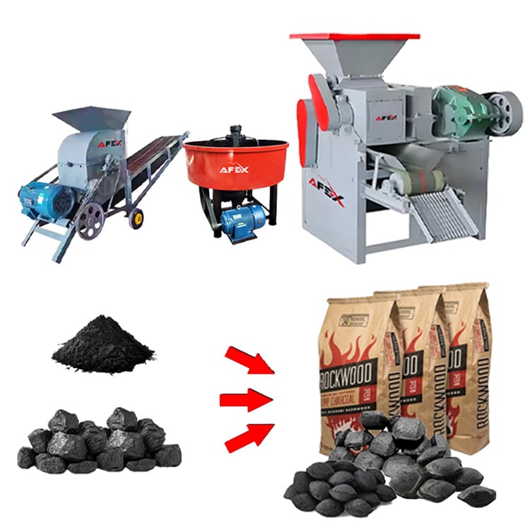 Pressed Coal Briquette Production Line — Image 1 / 7