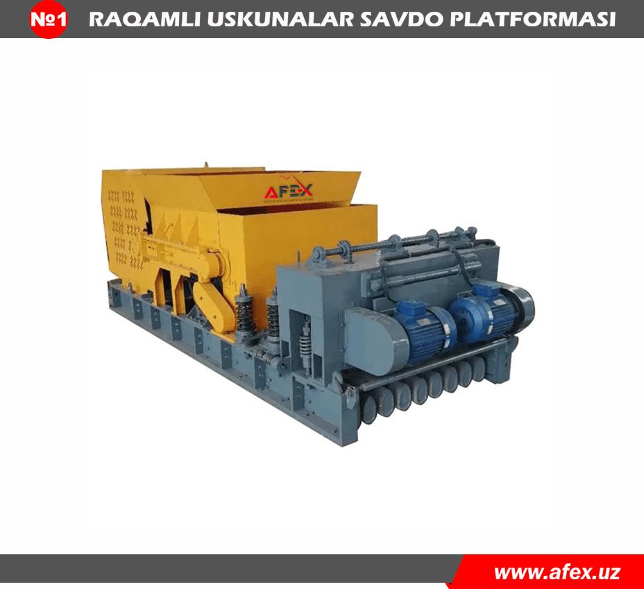 Raw material delivery machine