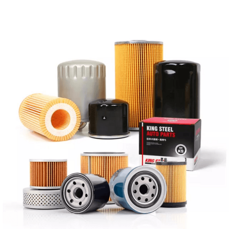 Production line of oil filters for cars