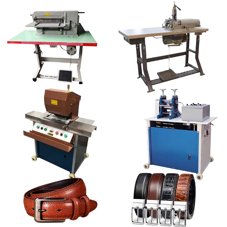 Leather belt production line